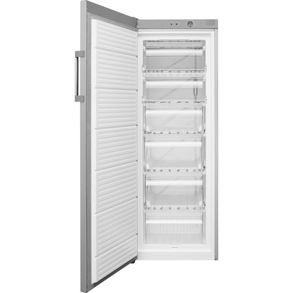 Indesit-Zamrażarka-Wolnostojące-UI6-1-S.1-Srebrny-Frontal-open