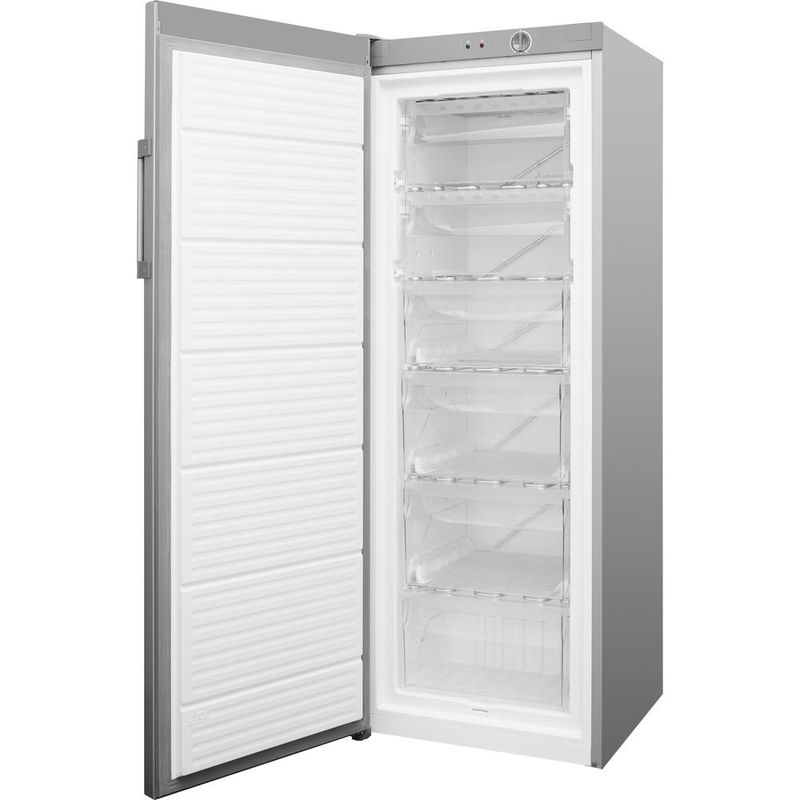 Indesit-Zamrażarka-Wolnostojące-UI6-1-S.1-Srebrny-Perspective-open