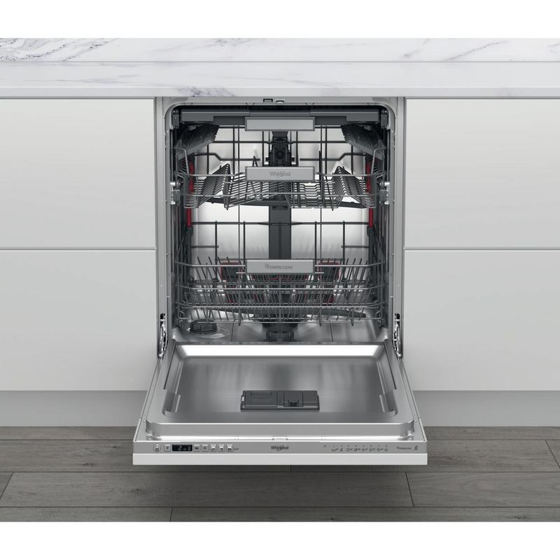 Whirlpool Zmywarka Do zabudowy WIO 3O26 PL Zintegrowane E Frontal open