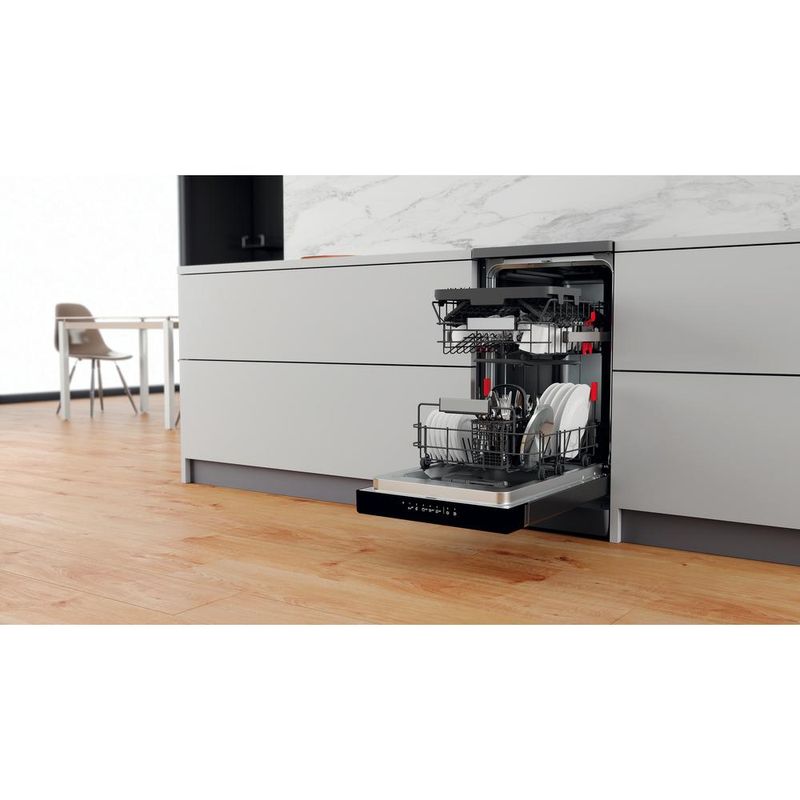 Whirlpool Zmywarka Wolnostojące WSFO 3T223 PC X Wolnostojące E Lifestyle perspective open