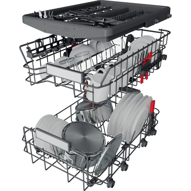 Whirlpool Zmywarka Wolnostojące WSFO 3O23 PF X Wolnostojące E Technical Translucent