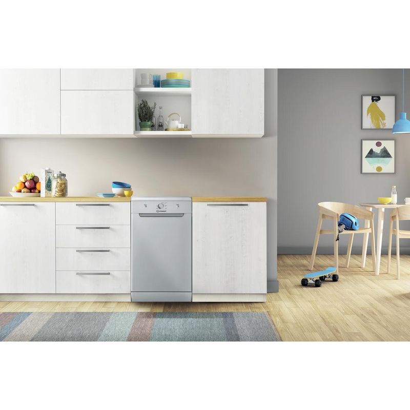 Indesit Zmywarka Wolnostojące DSCFE 1B10 S RU Wolnostojące F Lifestyle frontal