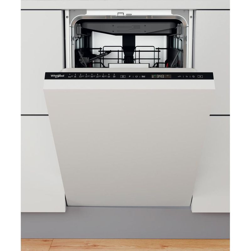 Whirlpool Zmywarka Do zabudowy WSIP 4O33 PFE Zintegrowane D Frontal