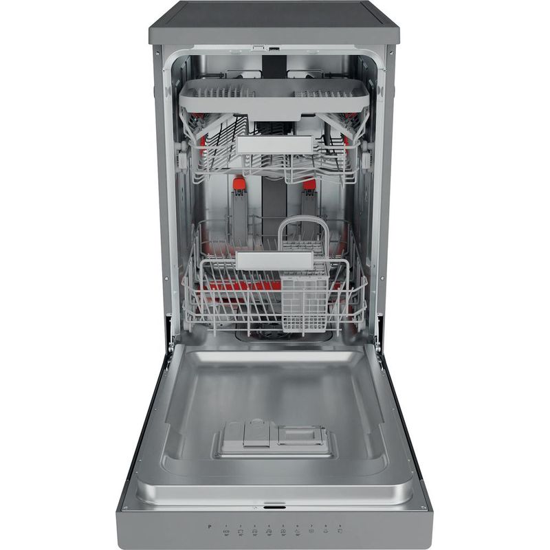 Hotpoint_Ariston Zmywarka Wolnostojący HSFO 3T235 WC X Wolnostojący D Frontal open