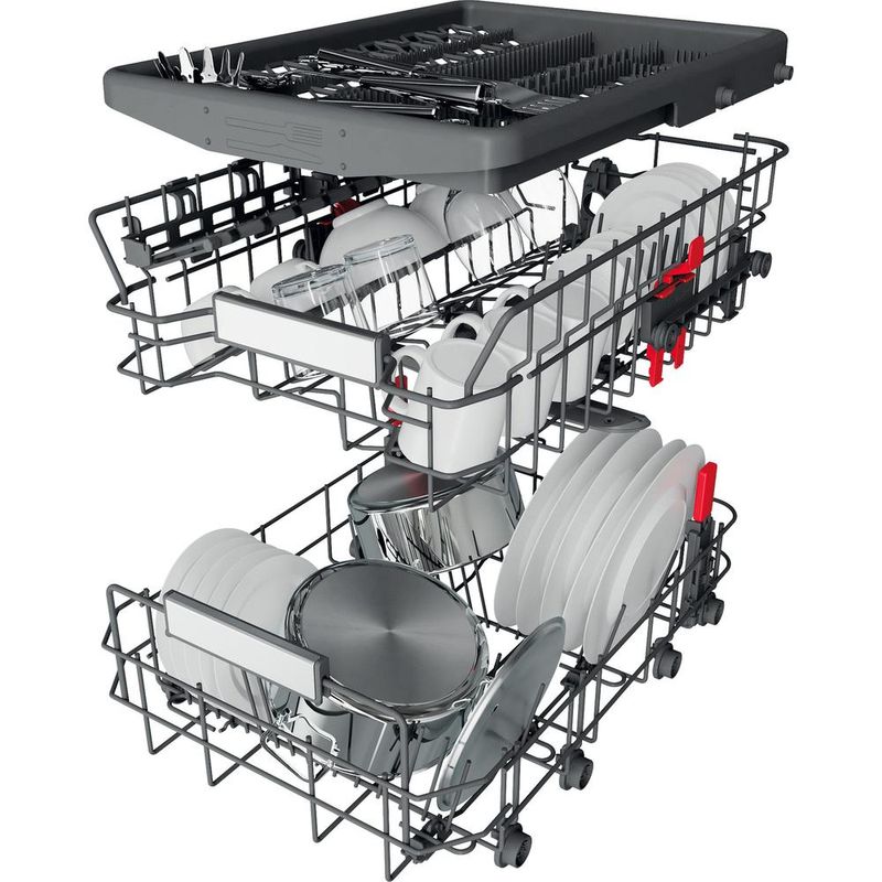 Whirlpool Zmywarka Wolnostojące WSFO 3O34 PF Wolnostojące D Technical Translucent