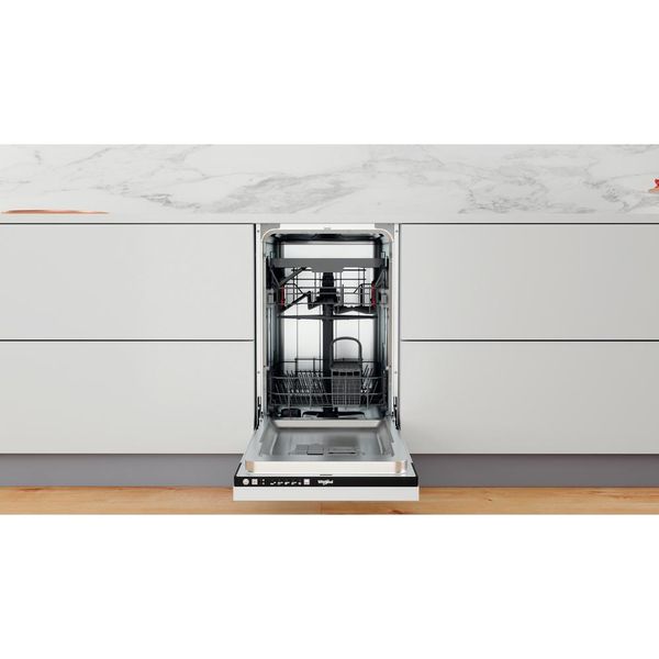 Whirlpool Zmywarka Do zabudowy WSIE 2B19 C Zintegrowane F Lifestyle frontal open