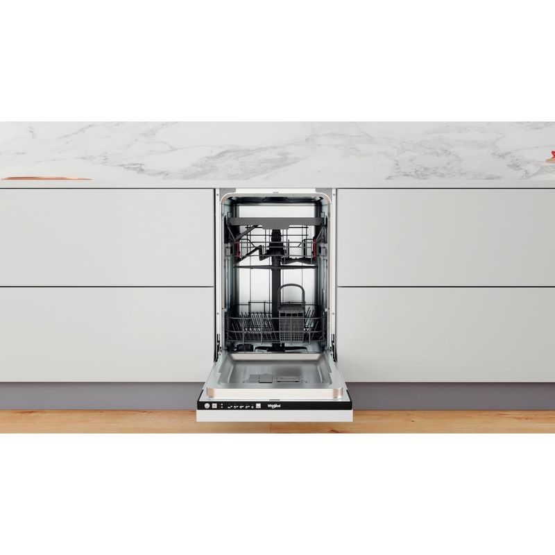 Whirlpool Zmywarka Do zabudowy WSIE 2B19 C Zintegrowane F Lifestyle frontal open