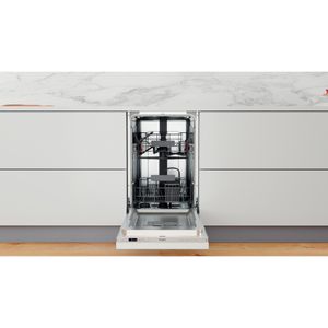 Whirlpool Zmywarka Do zabudowy WSIC 3M27 Zintegrowane E Lifestyle frontal open