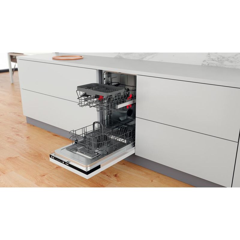 Whirlpool Zmywarka Do zabudowy WSIE 2B19 C Zintegrowane F Lifestyle perspective open