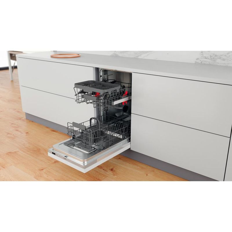 Whirlpool Zmywarka Do zabudowy WSIC 3M27 C Zintegrowane E Lifestyle perspective open