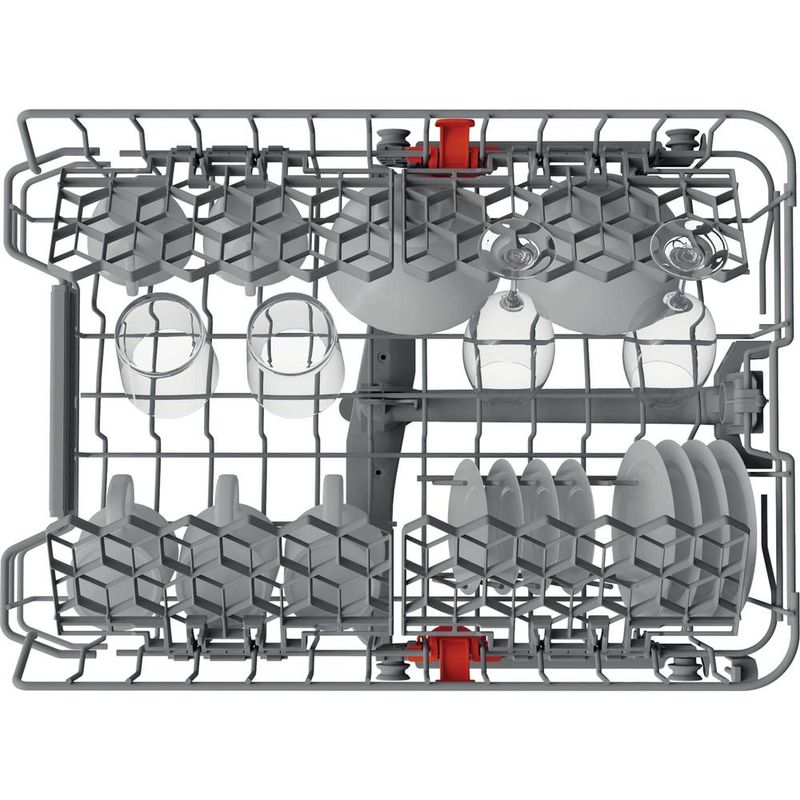 Hotpoint_Ariston Zmywarka Zabudowa HSIC 3T127 C W pełni zintegrowany E Rack