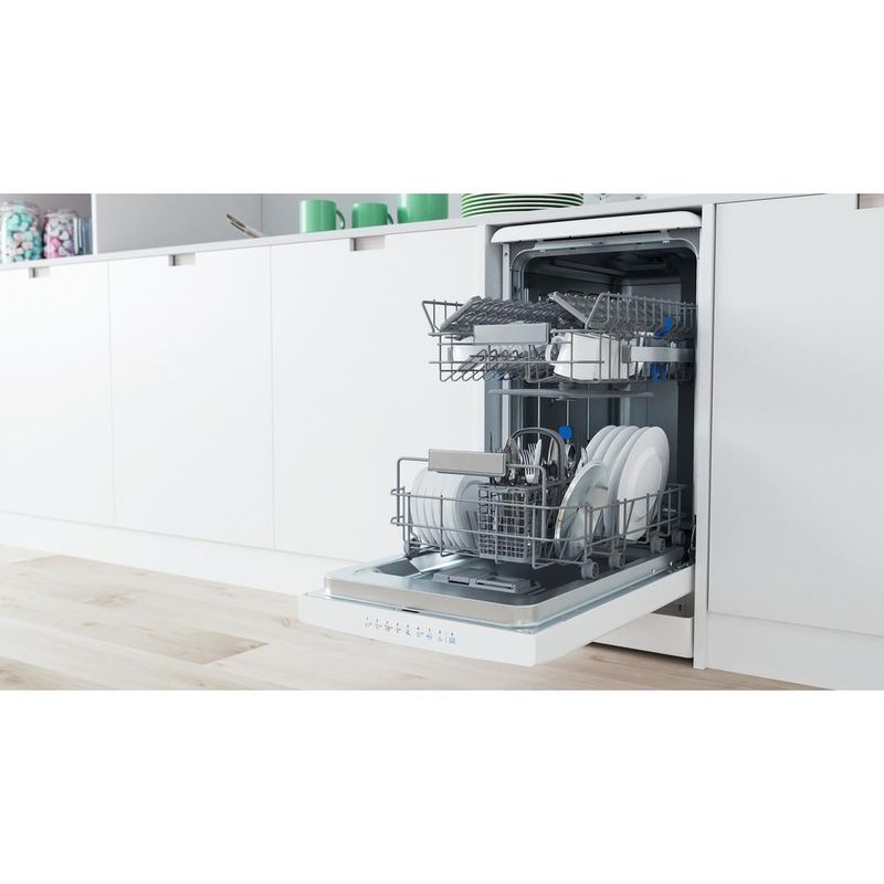 Indesit Zmywarka Wolnostojące DSFO 3T224 Wolnostojące E Lifestyle perspective open