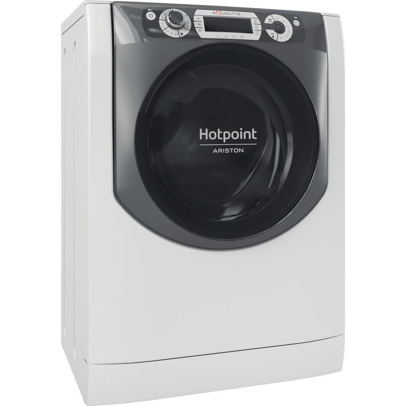 Hotpoint_Ariston Pralka Wolnostojący AQS73D28S EU/B N Biały Ładowany od frontu D Perspective