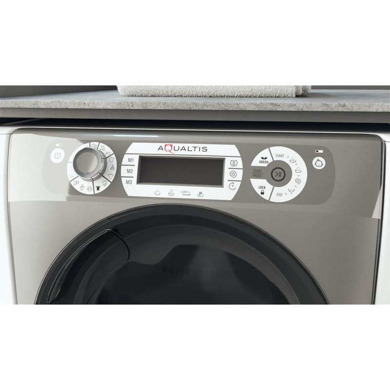 Hotpoint_Ariston Pralka Wolnostojący AQS73D28S EU/B N Biały Ładowany od frontu D Lifestyle control panel