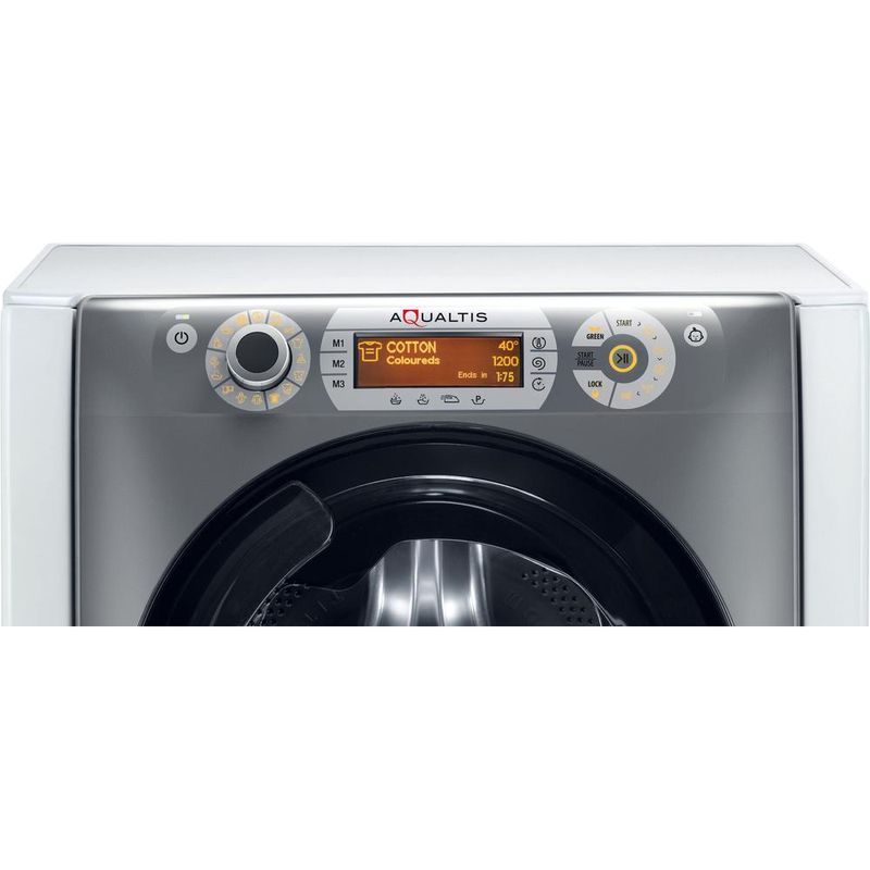 Hotpoint_Ariston Pralka Wolnostojący AQS73D28S EU/B N Biały Ładowany od frontu D Control panel