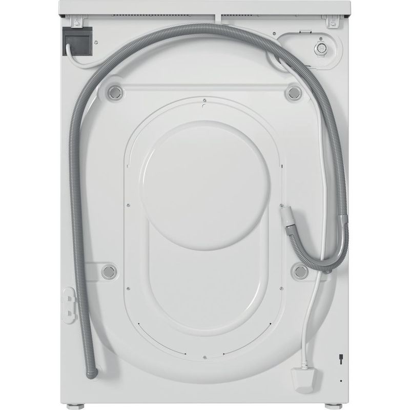 Hotpoint_Ariston Pralko-suszarka Wolnostojący AQD1072D 697 EU/B N Biały Ładowany od frontu Back / Lateral