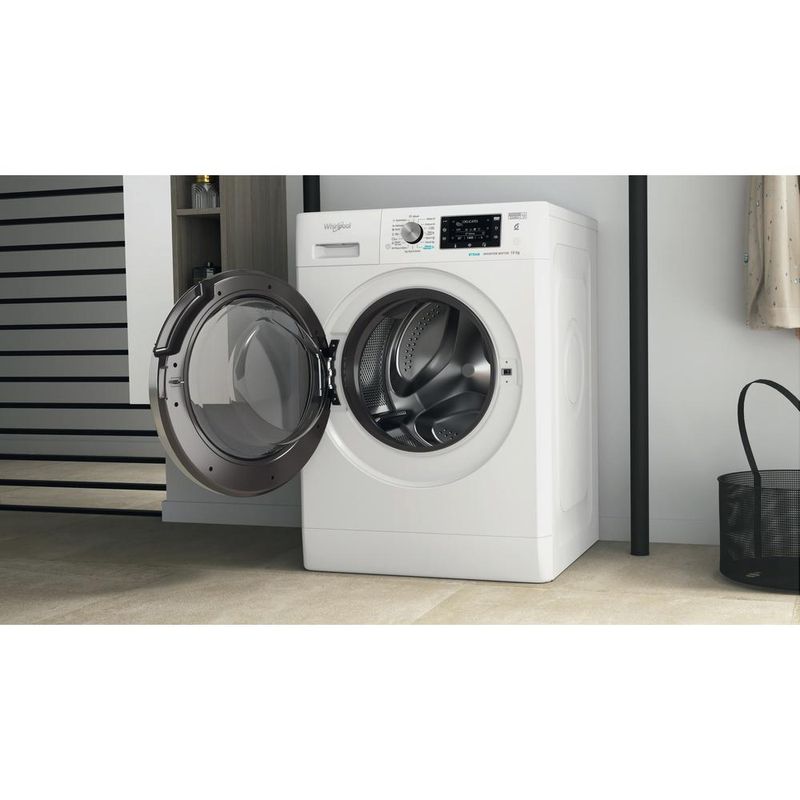 Whirlpool Pralka Wolnostojące FFD 10469 BCV EE Biel Ładowany od frontu A Lifestyle perspective open