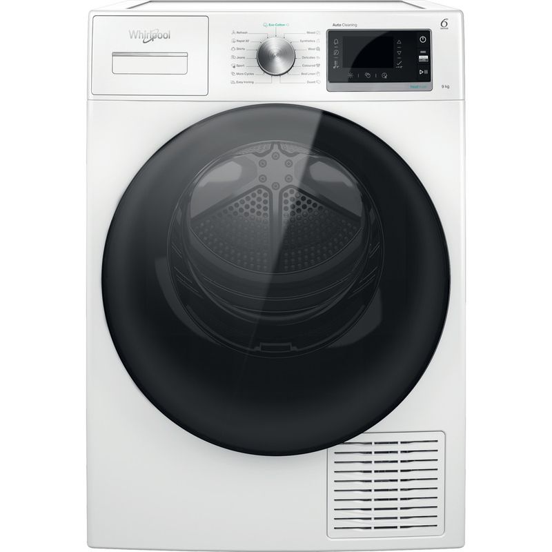 Whirlpool Suszarka W6 D94WB EE Biel Frontal