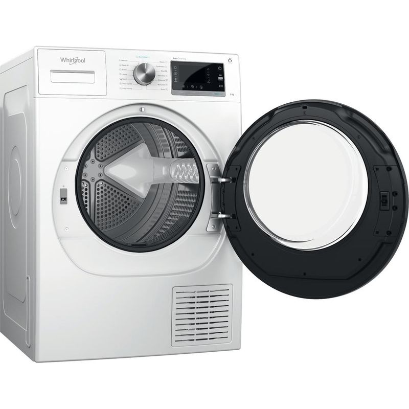 Whirlpool Suszarka W6 D94WB EE Biel Perspective open