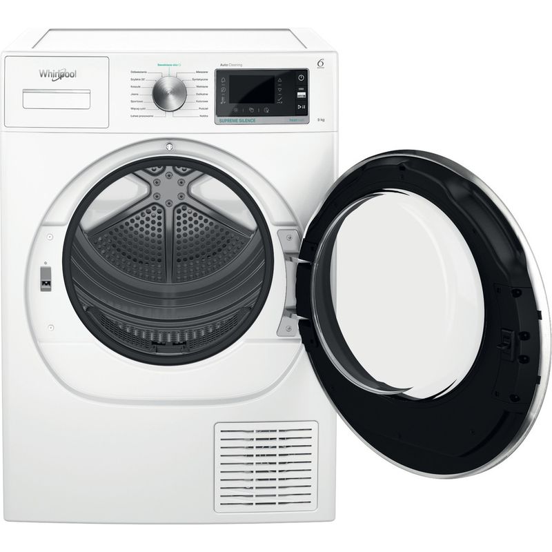 Whirlpool-Suszarka-W7-D94WR-PL-Biel-Frontal-open