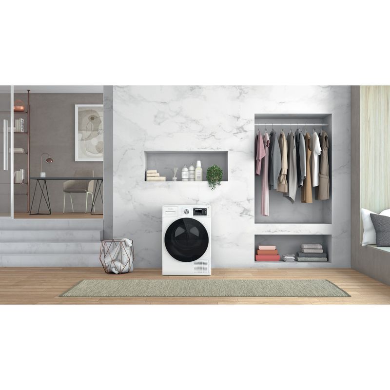 Whirlpool Suszarka W6 D94WB EE Biel Lifestyle frontal