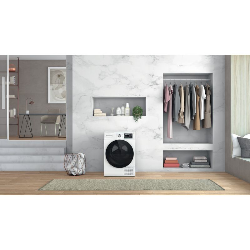 Whirlpool Suszarka W7 D94WR PL Biel Lifestyle frontal