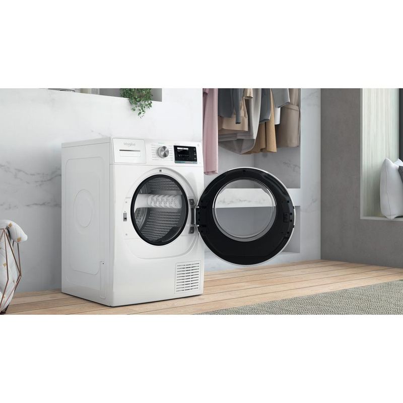 Whirlpool Suszarka W7 D94WR PL Biel Lifestyle perspective open