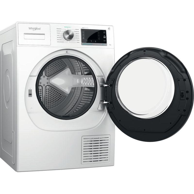 Whirlpool Suszarka W7 D94WB PL Biel Perspective open