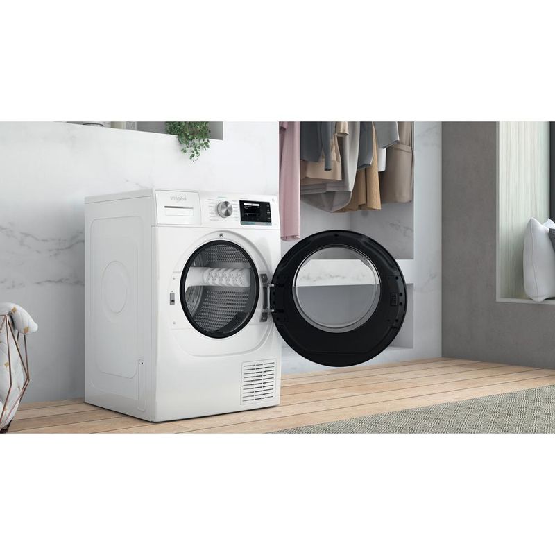 Whirlpool Suszarka W7 D94WB PL Biel Lifestyle perspective open