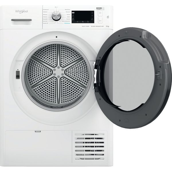 Whirlpool-Suszarka-FFTE-D-9X3B-PL-Biel-Frontal-open