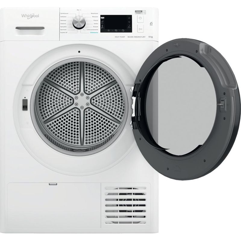 Whirlpool-Suszarka-FFTE-D-9X3B-PL-Biel-Frontal-open