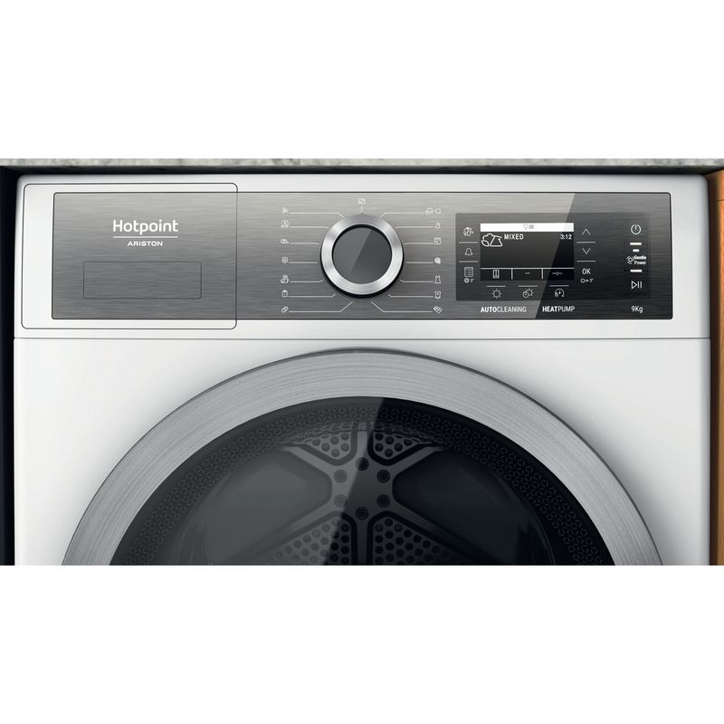 Hotpoint_Ariston Suszarka do ubrań H8 D94WB EU Biały Lifestyle control panel