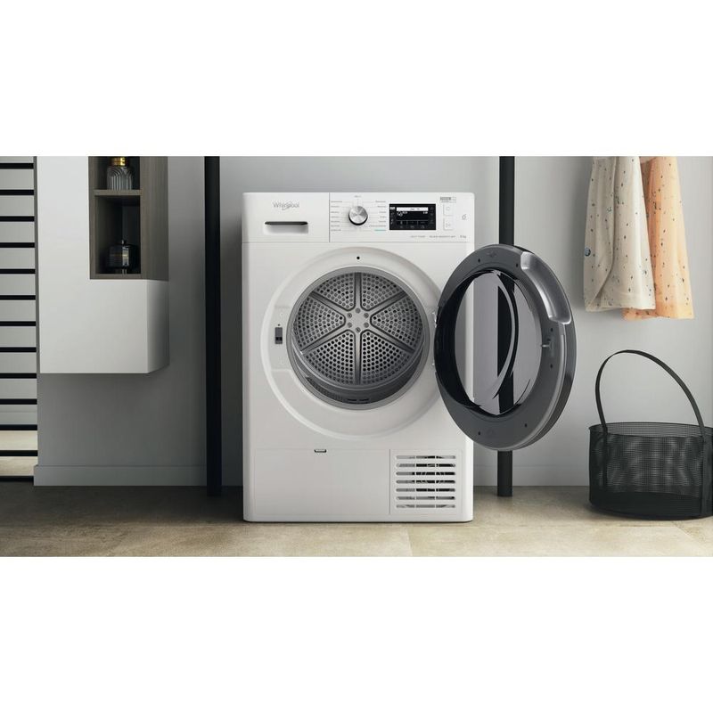 Whirlpool Suszarka FFTE D 9X3B PL Biel Lifestyle frontal open