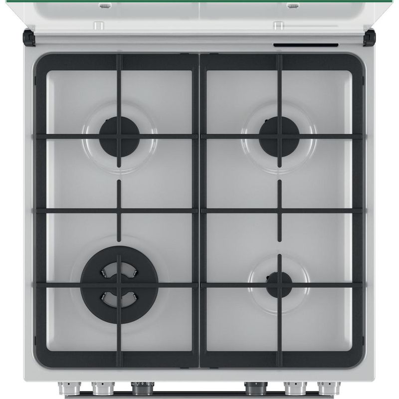 Whirlpool-Kuchenka-WS68G8CHW-E-Biel-Gazowy-Frontal-top-down