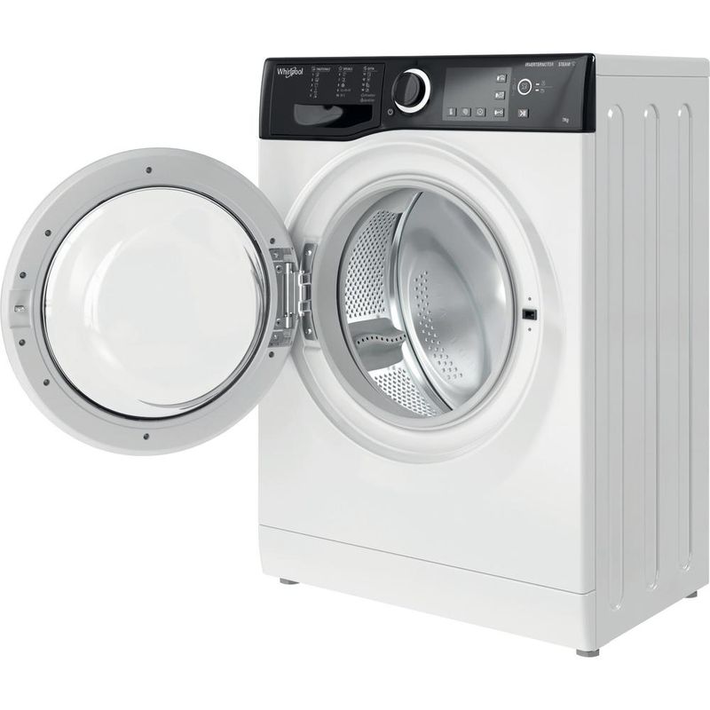 Whirlpool Pralka Wolnostojące WRSB 7259 BB EU Biel Ładowany od frontu B Perspective open