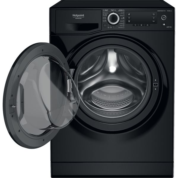 Hotpoint_Ariston-Pralko-suszarka-Wolnostojący-NDD-11725-BDA-EE-Czarny-Ładowany-od-frontu-Frontal-open