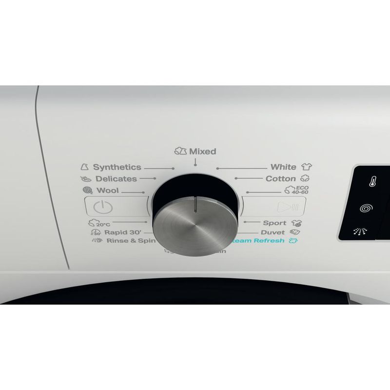 Whirlpool Pralka Wolnostojące FFB 10469 BV EE Biel Ładowany od frontu A Control panel