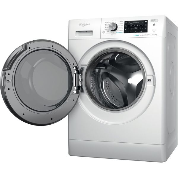 Whirlpool-Pralkosuszarka-Wolnostojące-FFWDD-1176258-BCV-EE-Biel-Ładowany-od-frontu-Perspective-open