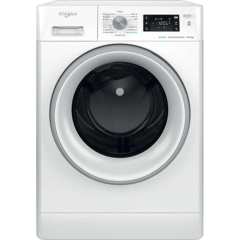 Whirlpool Pralkosuszarka Wolnostojące FFWDB 964369 SV EE Biel Ładowany od frontu Frontal