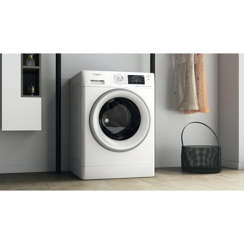 Whirlpool Pralkosuszarka Wolnostojące FFWDD 1076258 SV EE Biel Ładowany od frontu Lifestyle perspective