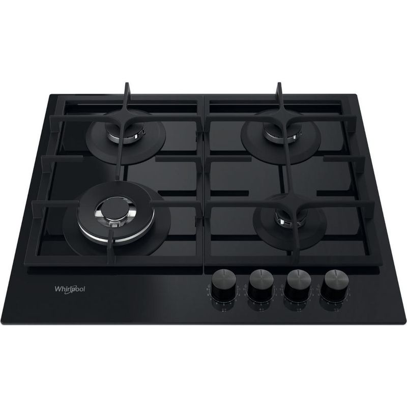 Whirlpool Płyta grzewcza AKTL 629/NB1 Czarny Gazowy Frontal top down