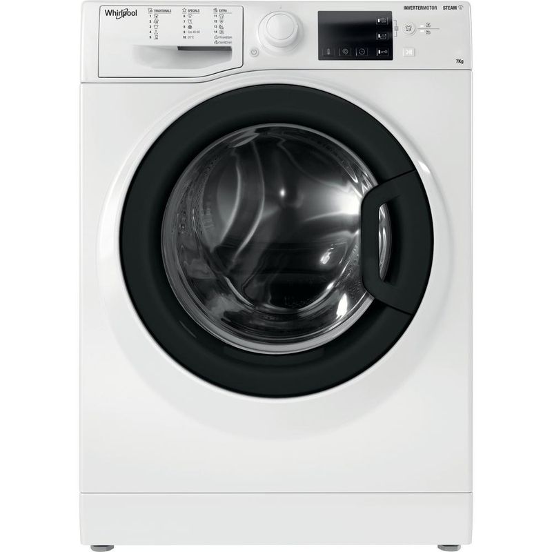 Whirlpool Pralka Wolnostojące WRSB 7259 WB EU Biel Ładowany od frontu B Frontal