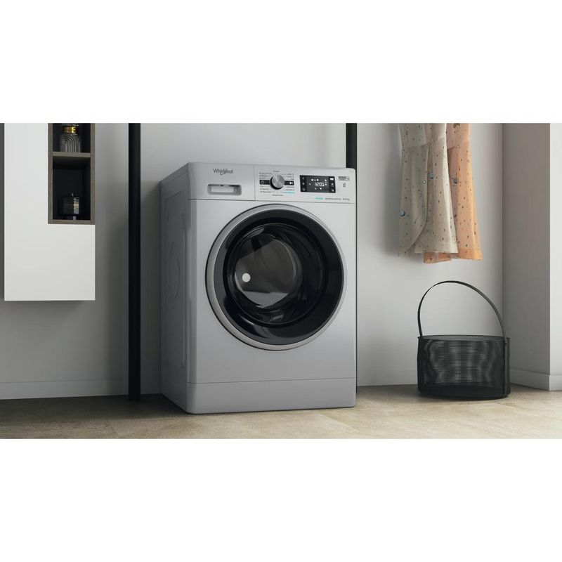 Whirlpool Pralkosuszarka Wolnostojące FFWDB 964369 SBSV EE Srebrny Ładowany od frontu Lifestyle perspective