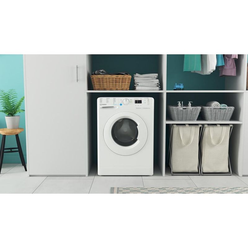 Indesit Pralka Wolnostojące BWSA 61294 W EU N Biel Ładowany od frontu C Lifestyle frontal