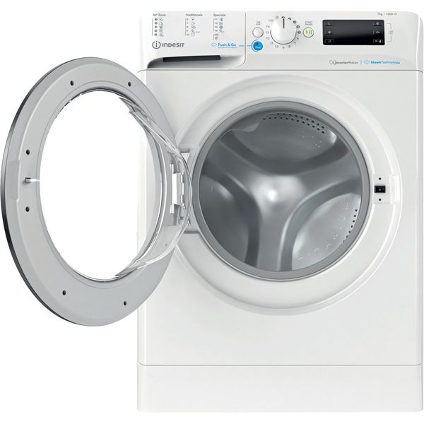 Indesit-Pralka-Wolnostojące-BWSE-71295X-WBV-EU-Biel-Ładowany-od-frontu-B-Frontal-open
