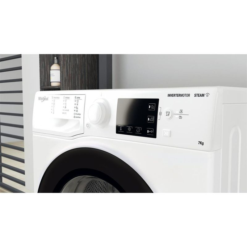 Whirlpool Pralka Wolnostojące WRSB 7259 WB EU Biel Ładowany od frontu B Lifestyle control panel