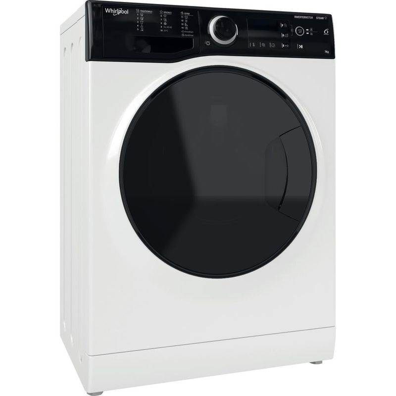 Whirlpool Pralka Wolnostojące WRSB 7259 D EU Biel Ładowany od frontu B Perspective