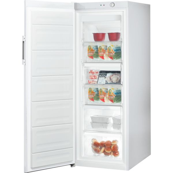 Indesit Zamrażarka Wolnostojące UI6 2 W Biały Perspective open