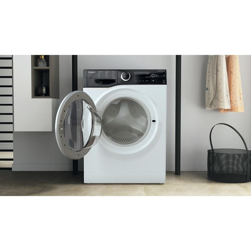 Whirlpool Pralka Wolnostojące WRBSB 6249 S EU Biel Ładowany od frontu C Lifestyle frontal open