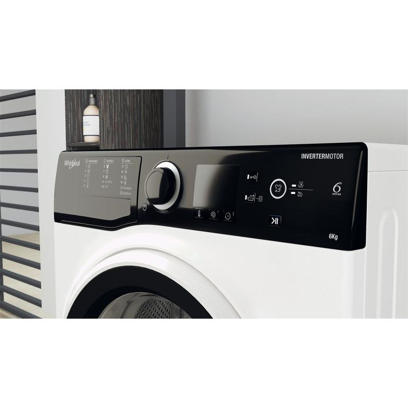 Whirlpool Pralka Wolnostojące WRBSS 6249 S EU Biel Ładowany od frontu C Lifestyle control panel